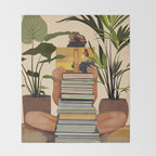 Book Lover Throw Blanket Gallery Image 2