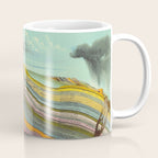 Landscape Painting, Cool Designs, Trippy Art, Mountain Painting, Scientific Poster - Geology Coffee Mug Gallery Image 1
