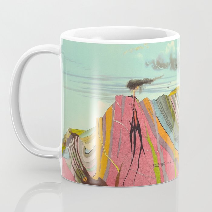 Landscape Painting, Cool Designs, Trippy Art, Mountain Painting, Scientific Poster - Geology Coffee Mug Gallery Image 3