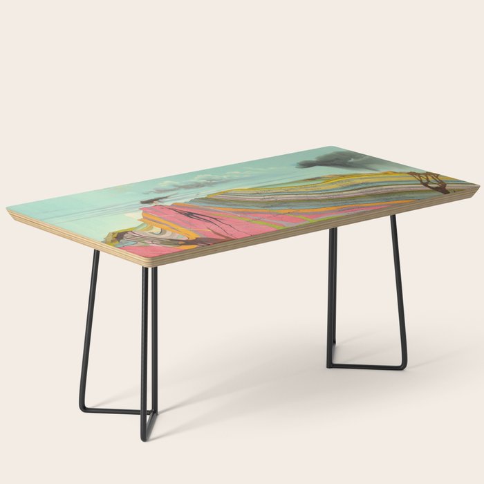Landscape Painting, Cool Designs, Trippy Art, Mountain Painting, Scientific Poster - Geology Coffee Table Gallery Image 1