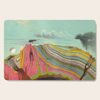 Landscape Painting, Cool Designs, Trippy Art, Mountain Painting, Scientific Poster - Geology Cutting Board Gallery Image 1