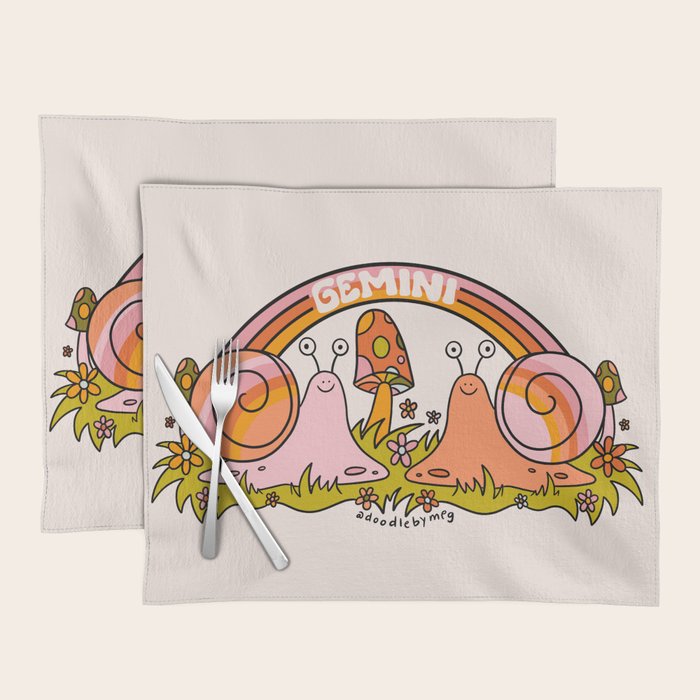 Gemini Snail Placemat Gallery Image 1
