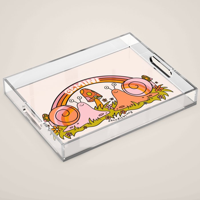 Gemini Snail Acrylic Tray Gallery Image 1