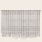 French Cream Linen Stripe Wall Hanging Gallery Image 1