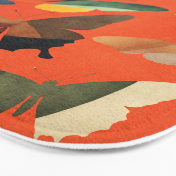 Beautiful Butterflies 3 Bath Mat Gallery Image 3