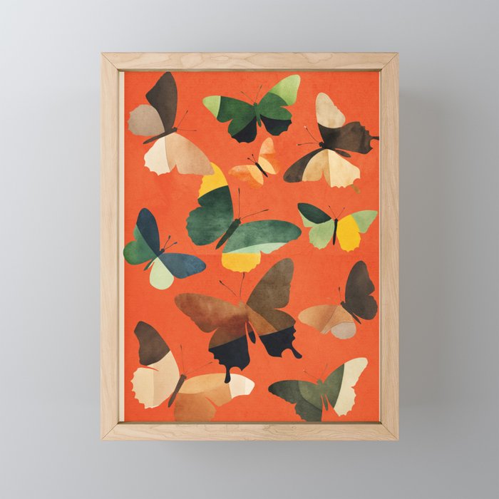 Beautiful Butterflies 3 Mini Art Print Gallery Image 1