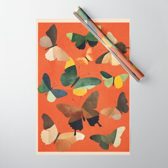 Beautiful Butterflies 3 Wrapping Paper Gallery Image 1