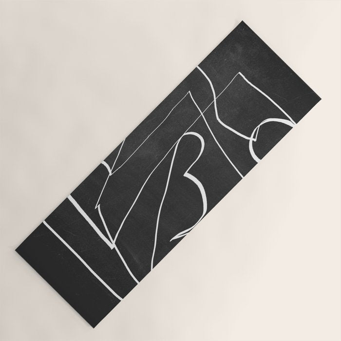 Abstract line art 93 Yoga Mat Gallery Image 1
