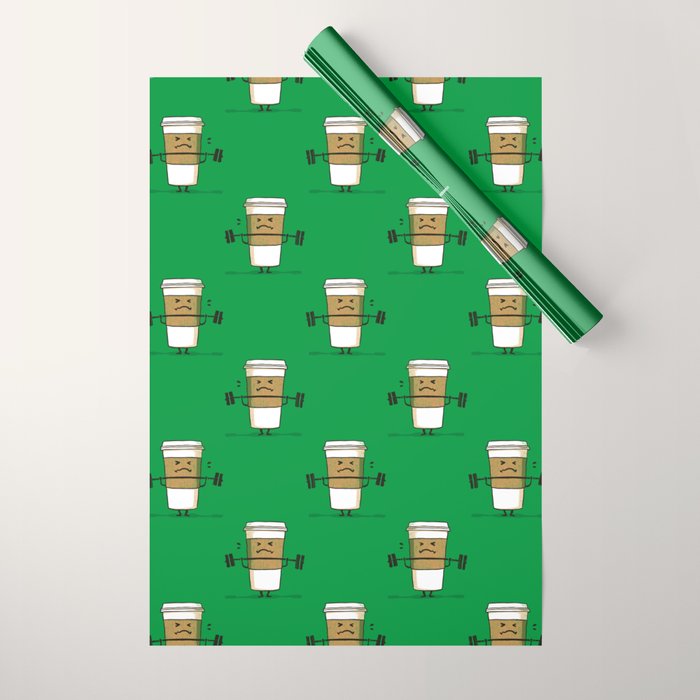 Strong Coffee Wrapping Paper Gallery Image 1