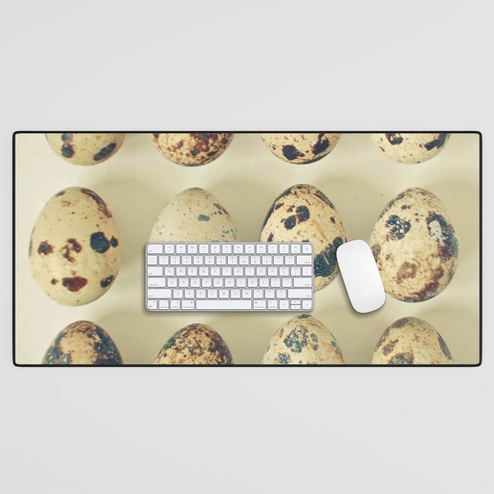 Quail Eggs Desk Mat Gallery Image 1