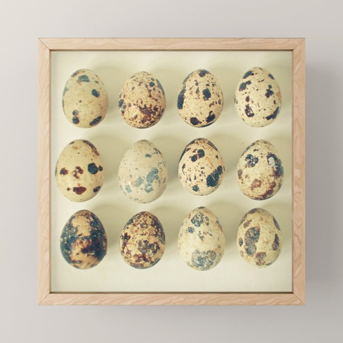 Quail Eggs Mini Art Print Gallery Image 1
