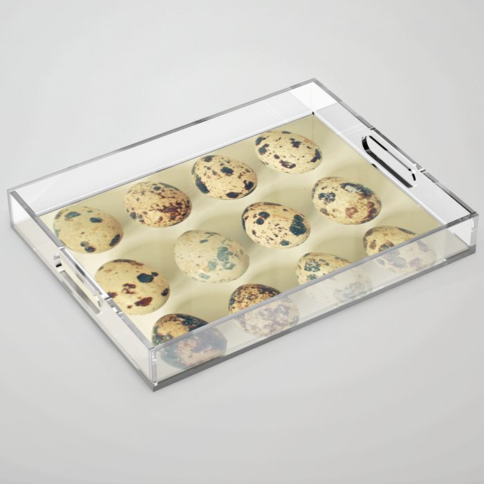 Quail Eggs Acrylic Tray Gallery Image 1