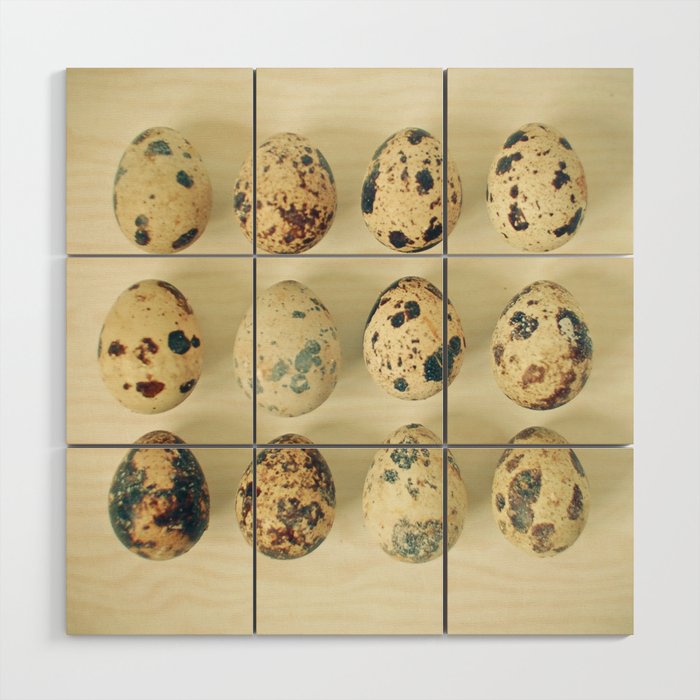 Quail Eggs Wood Wall Art Gallery Image 1