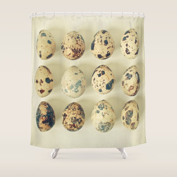 Quail Eggs Shower Curtain Gallery Image 1