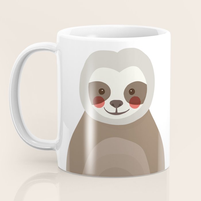 Sloth Animal Portrait Coffee Mug Gallery Image 3