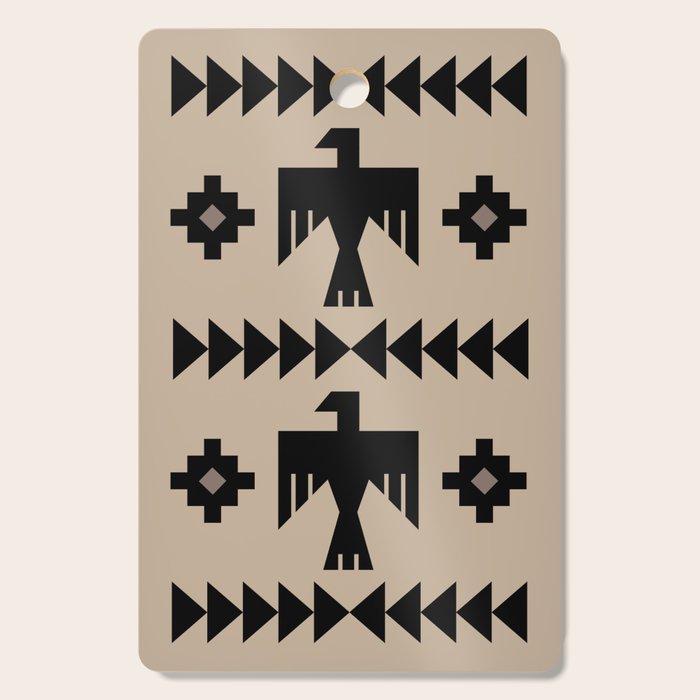 Southwestern Eagle and Arrow Pattern 125 Cutting Board Gallery Image 1