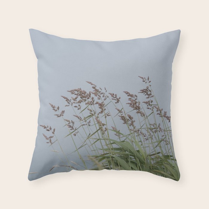 summer along the coast - maine travel photograph nature  Throw Pillow Gallery Image 6