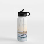 Nautical Sea Travel Photography #Society6 #Buyart #Photo Water Bottle Gallery Image 1