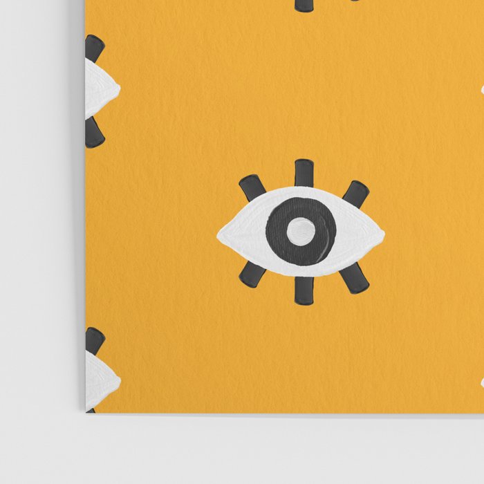 Evil Eye Dots - Marigold Palette Poster Gallery Image 3