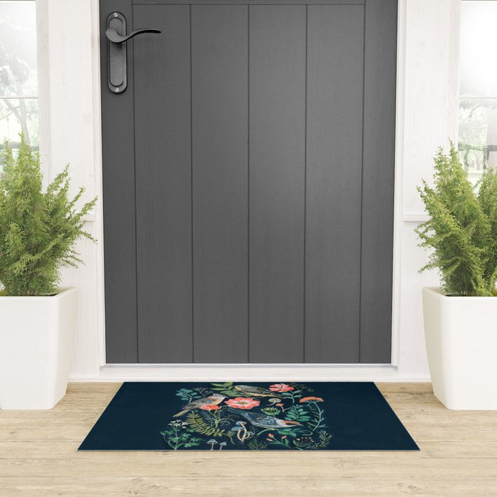 Birds Garden Welcome Mat Gallery Image 3