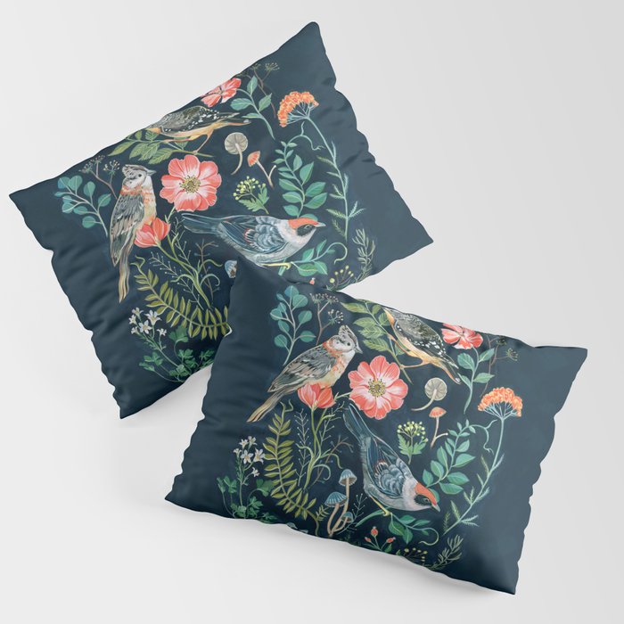 Birds Garden Pillow Sham Gallery Image 3