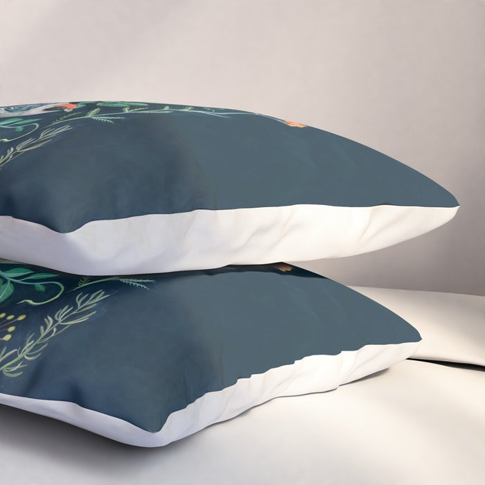 Birds Garden Pillow Sham Gallery Image 3