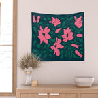 Flowers & Branches: Night Edition Wall Tapestry Gallery Image 2