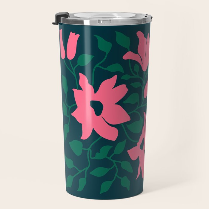 Flowers & Branches: Night Edition Travel Mug Gallery Image 3