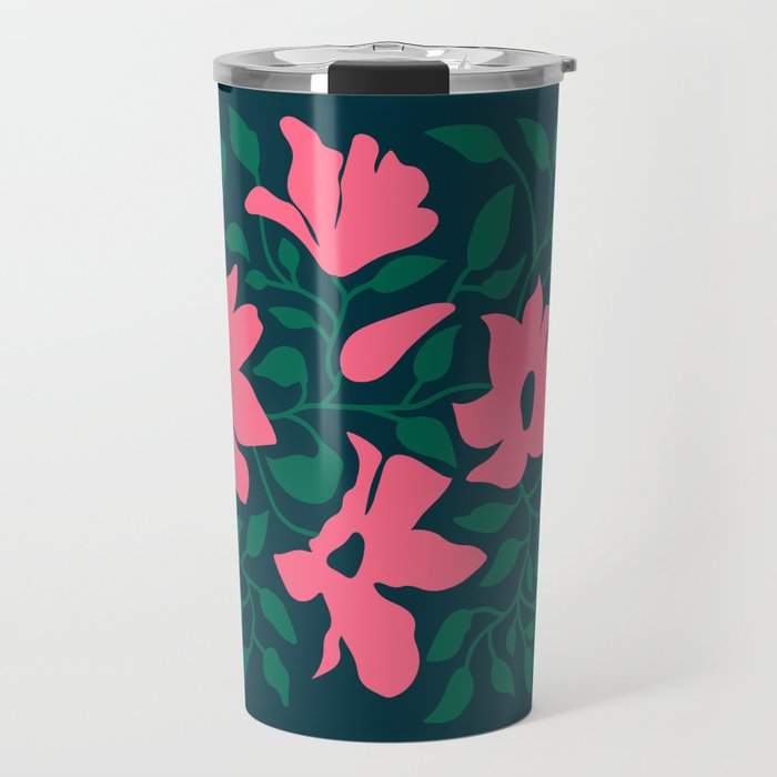Flowers & Branches: Night Edition Travel Mug Gallery Image 1