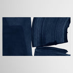 Minimalist Painting Blue I, Navy Decor Tablecloth Gallery Image 2