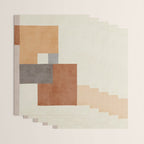 Terra Earth Tones Geometric Modern Abstract Wrapping Paper Gallery Image 3