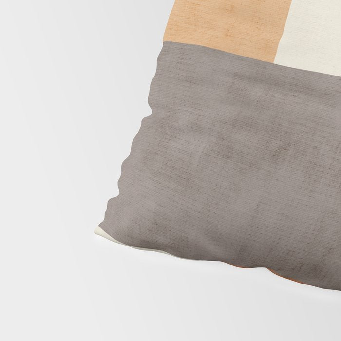 Terra Earth Tones Geometric Modern Abstract Pillow Sham Gallery Image 4