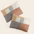 Terra Earth Tones Geometric Modern Abstract Pillow Sham Gallery Image 3