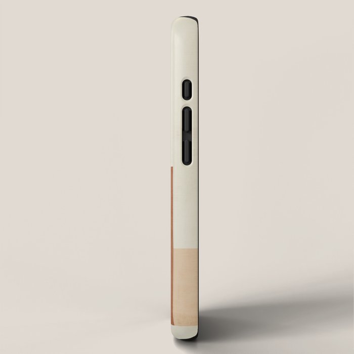 Terra Earth Tones Geometric Modern Abstract iPhone Case Gallery Image 2