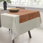 Terra Earth Tones Geometric Modern Abstract Tablecloth Gallery Image 3