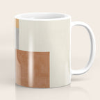 Terra Earth Tones Geometric Modern Abstract Coffee Mug Gallery Image 1