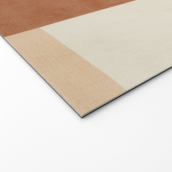 Terra Earth Tones Geometric Modern Abstract Welcome Mat Gallery Image 2