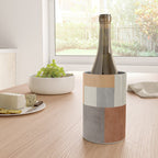 Terra Earth Tones Geometric Modern Abstract Wine Chiller Gallery Image 4