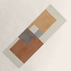 Terra Earth Tones Geometric Modern Abstract Yoga Mat Gallery Image 1