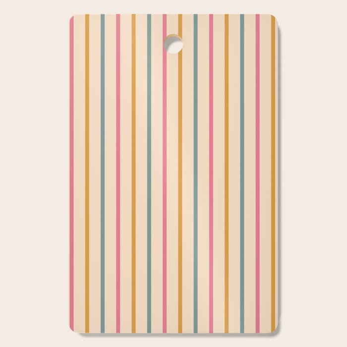 Vintage Stripes  Cutting Board Gallery Image 1