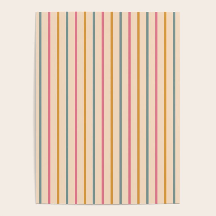 Vintage Stripes  Poster Gallery Image 1