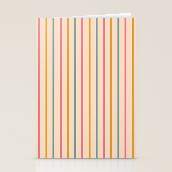 Vintage Stripes  Stationery Card Gallery Image 2