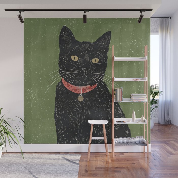 Black Cat 5 Wall Mural Gallery Image 1