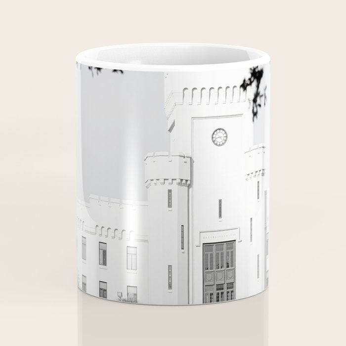Citadel Campus in Black and White Coffee Mug Gallery Image 4