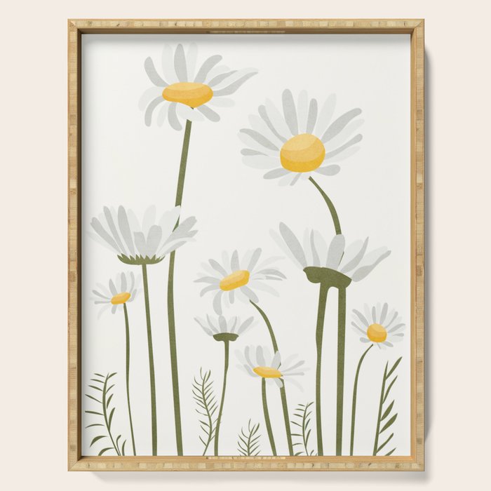 Summer Flowers III Serving Tray Gallery Image 1