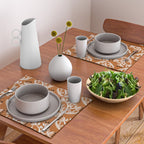 Black Forest flowers terracotta Placemat Gallery Image 2