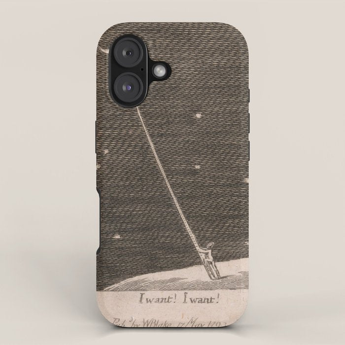 "I Want! I Want!" by William Blake (1793) iPhone Case Gallery Image 1