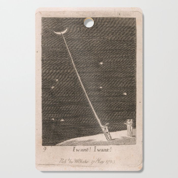 "I Want! I Want!" by William Blake (1793) Cutting Board Gallery Image 1