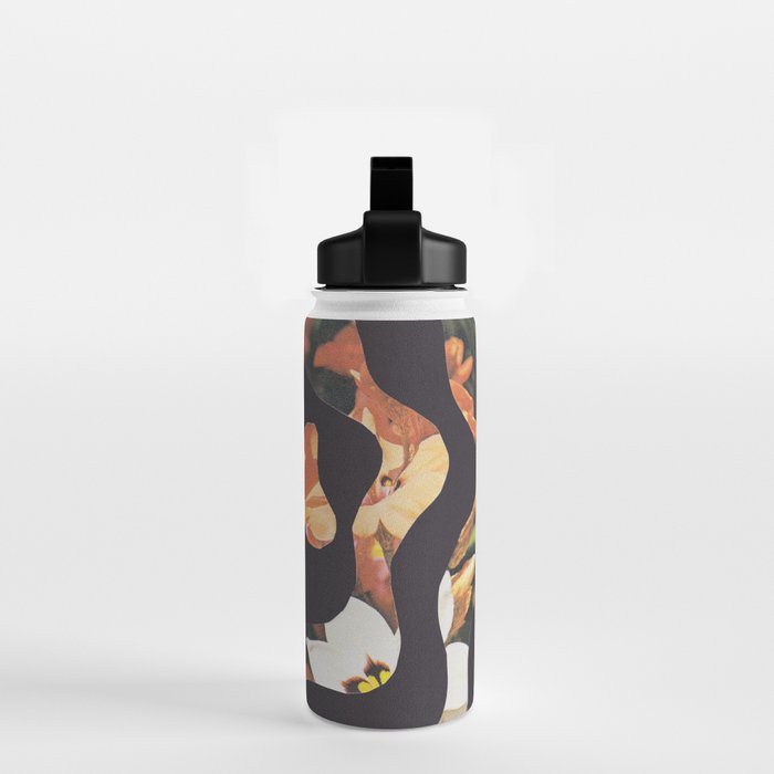 Contours of Blooms #2 Water Bottle Gallery Image 2