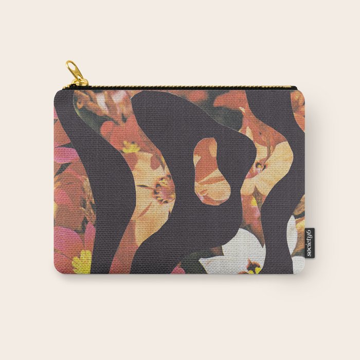 Contours of Blooms #2 Carry All Pouch Gallery Image 1